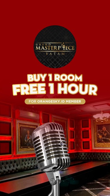 Buy 1 room free 1 hour for orangesky.id member
